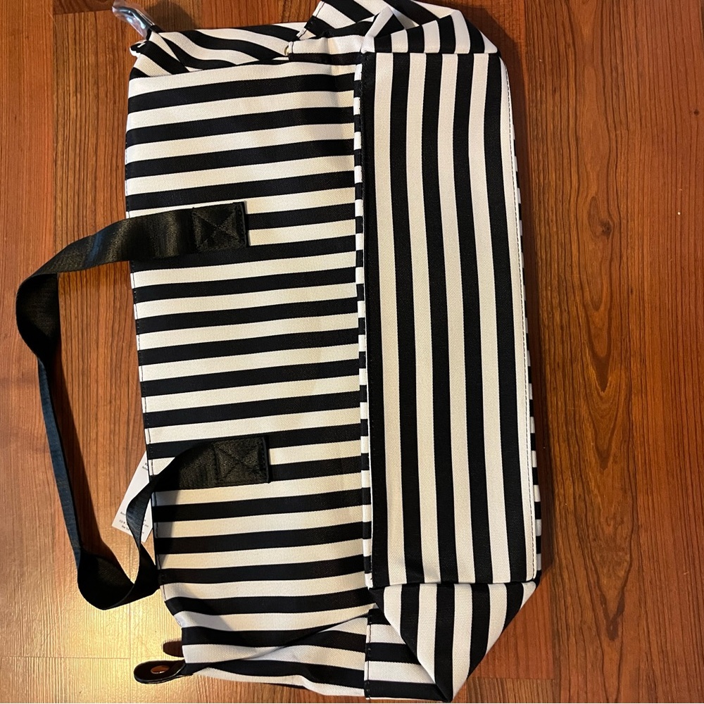 Alice & Olivia striped duffel bag